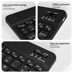 Bluetooth Wireless Keyboard and Mouse Set – Universal Mini Keyboard Combo for iPad, Tablet, Phone & Laptop