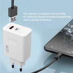 120W USB-C Fast Charger with PD Cable – Quick Charge Wall Adapter for iPhone, Samsung, Xiaomi, OnePlus & Huawei