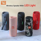 Portable Wireless Bluetooth Speaker – Mini Outdoor Bass Speaker with FM Radio, Hands-Free Call & Free Shipping