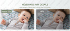 5 Inch Video Baby Monitor with Camera – PTZ Zoom Babyphone with Temperature Sensor, Lullaby & Free Shipping