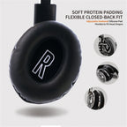 Wireless Bluetooth 5.0 Over-Ear Headphones – Graffiti Foldable Headset with Mic, Hi-Fi Stereo & Free Shipping