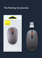 Baseus Wireless Bluetooth Mouse – Silent 2.4G USB Computer Mouse for Laptop, PC, MacBook & Tablet