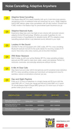 Baseus EP10 Pro ANC Wireless Earbuds – Bluetooth 6.0 Hi-Res Earphones with 50dB Noise Cancelling & 55H Playtime
