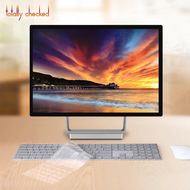 For Microsoft Surface Studio Wireless Bluetooth Keyboard Cover Skin Transparent Full Size Protector Tpu Keyboard