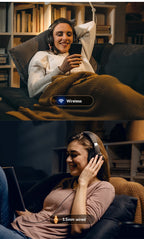 Picun B8 Bluetooth Headphones – 120H Playtime Wireless Over-Ear Headset with Low Latency & Hands-Free Calls