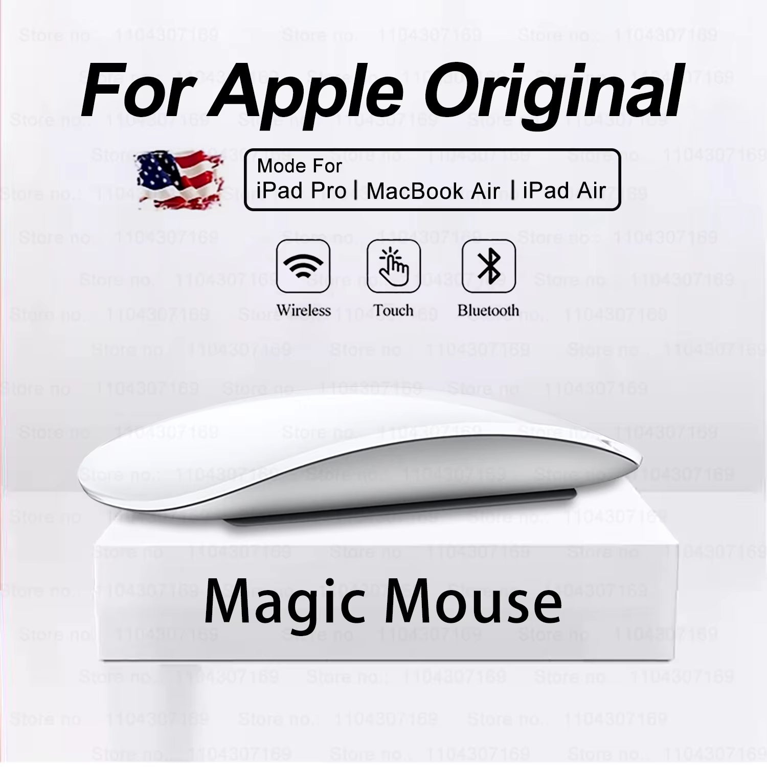 For APPLE Original Bluetooth 5.0 Wireless Multi-Touch Surface Magic Mouse For Macbook Pro Air Mini Laptop Tablet PC iPad Mouse