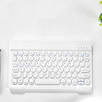 Ultra Thin Wireless Bluetooth Keyboard and Mouse Set – 10 Inch Portable Keyboard for iPad, Samsung, Xiaomi & Tablet