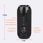 Portable Wireless Bluetooth Speaker – Mini Outdoor Bass Speaker with FM Radio, Hands-Free Call & Free Shipping