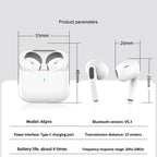 Air Pro True Wireless Earbuds – Bluetooth 5.3 ANC Noise Reduction Earphones with Charging Case & Free Shipping