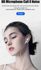 Original Wired Earphones For Apple iPhone 17 Pro Max16 15 14 13 12 11 Mini USB C Headphones Type C With Microphone Stereo Earbud