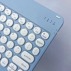 Ultra Thin Wireless Bluetooth Keyboard and Mouse Set – 10 Inch Portable Keyboard for iPad, Samsung, Xiaomi & Tablet
