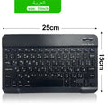 10 Inch Bluetooth Wireless Keyboard and Mouse Set – Rechargeable Portable Keyboard for Tablet, Phone, Android, iOS & Windows