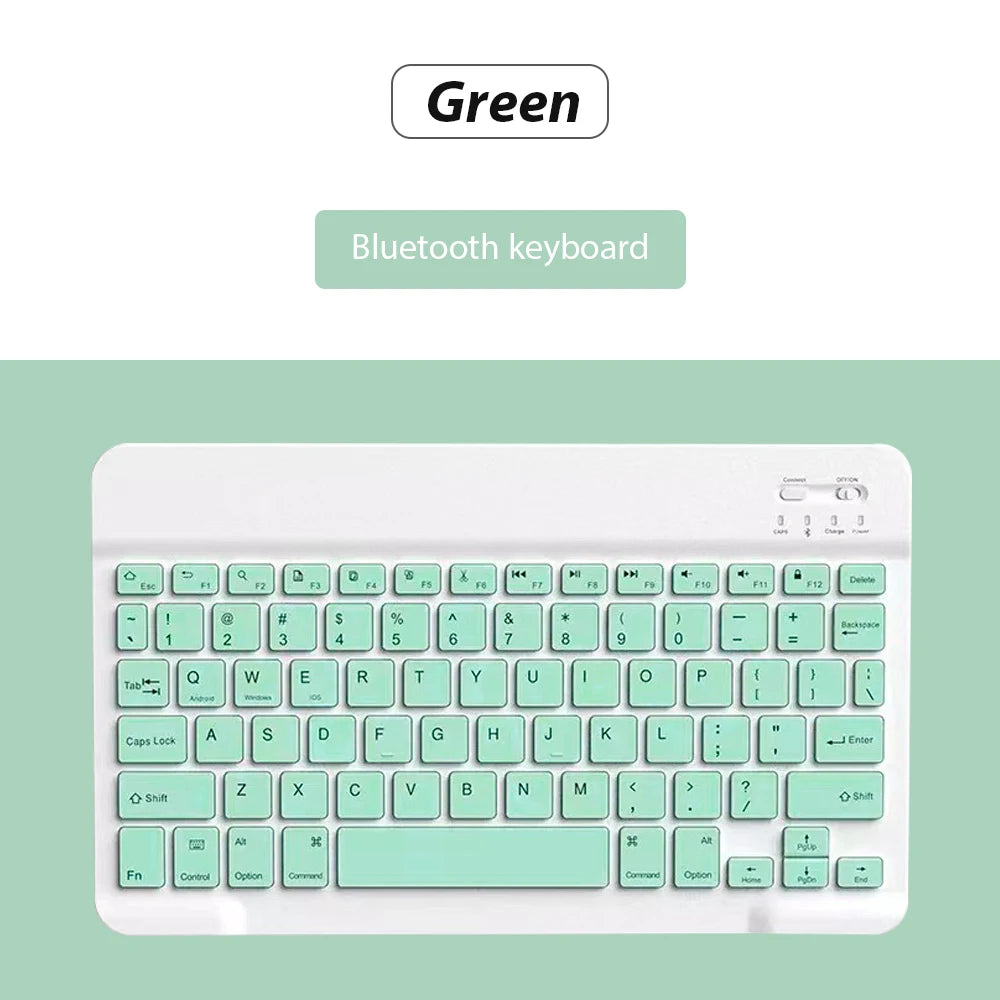 Bluetooth Wireless Keyboard and Mouse Set – Universal Mini Keyboard Combo for iPad, Tablet, Phone & Laptop