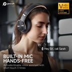 Picun B8 Bluetooth Headphones – 120H Playtime Wireless Over-Ear Headset with Low Latency & Hands-Free Calls