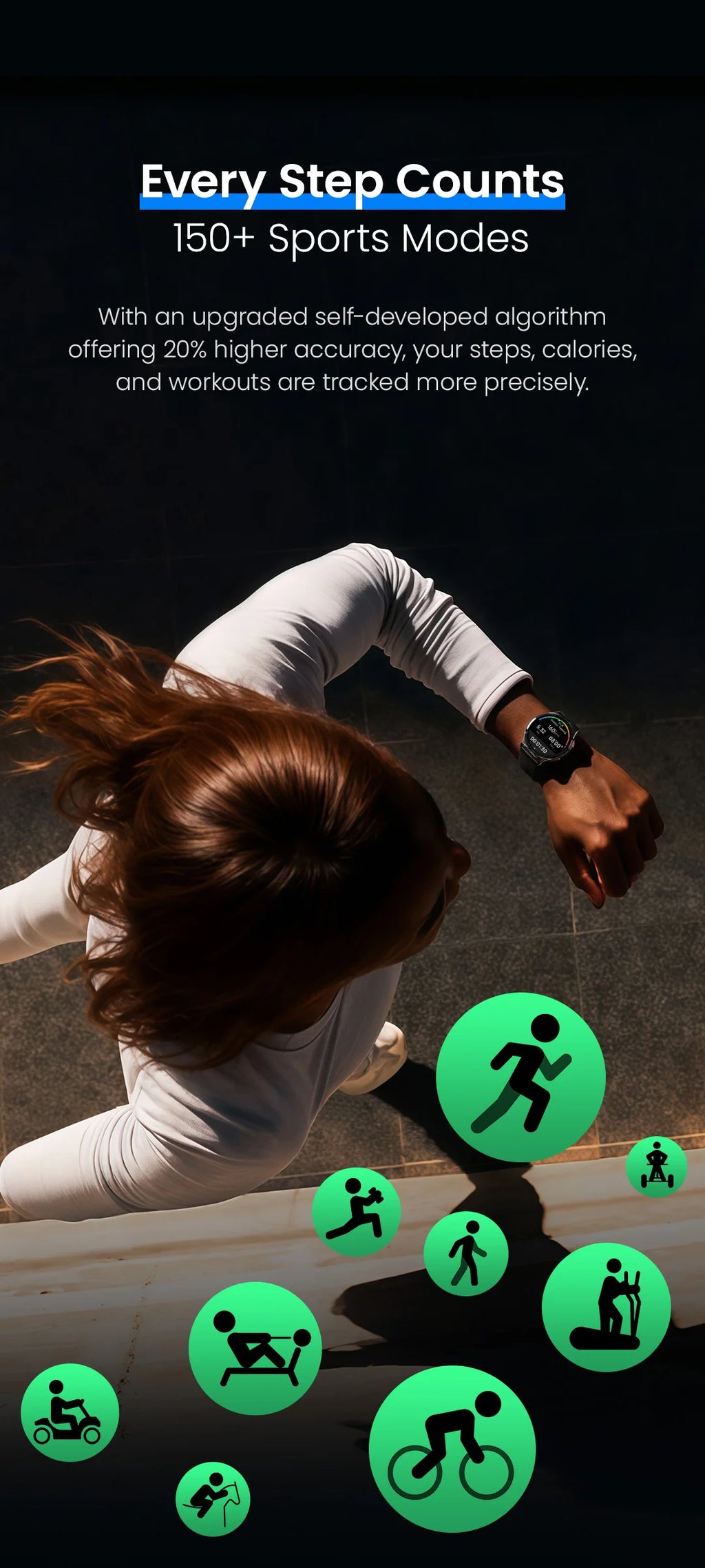 HAYLOU Solar Lite 2 Smartwatch – 1.43” AMOLED Fitness Watch with 24H Health Monitoring, 150+ Sports Modes & Voice Calling