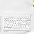 Ultra Thin Wireless Bluetooth Keyboard and Mouse Set – 10 Inch Portable Keyboard for iPad, Samsung, Xiaomi & Tablet