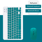 Bluetooth Wireless Keyboard and Mouse Set – Universal Mini Keyboard Combo for iPad, Tablet, Phone & Laptop