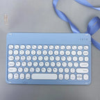 Ultra Thin Wireless Bluetooth Keyboard and Mouse Set – 10 Inch Portable Keyboard for iPad, Samsung, Xiaomi & Tablet