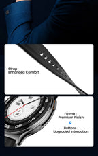 HAYLOU Solar Lite 2 Smartwatch – 1.43” AMOLED Fitness Watch with 24H Health Monitoring, 150+ Sports Modes & Voice Calling