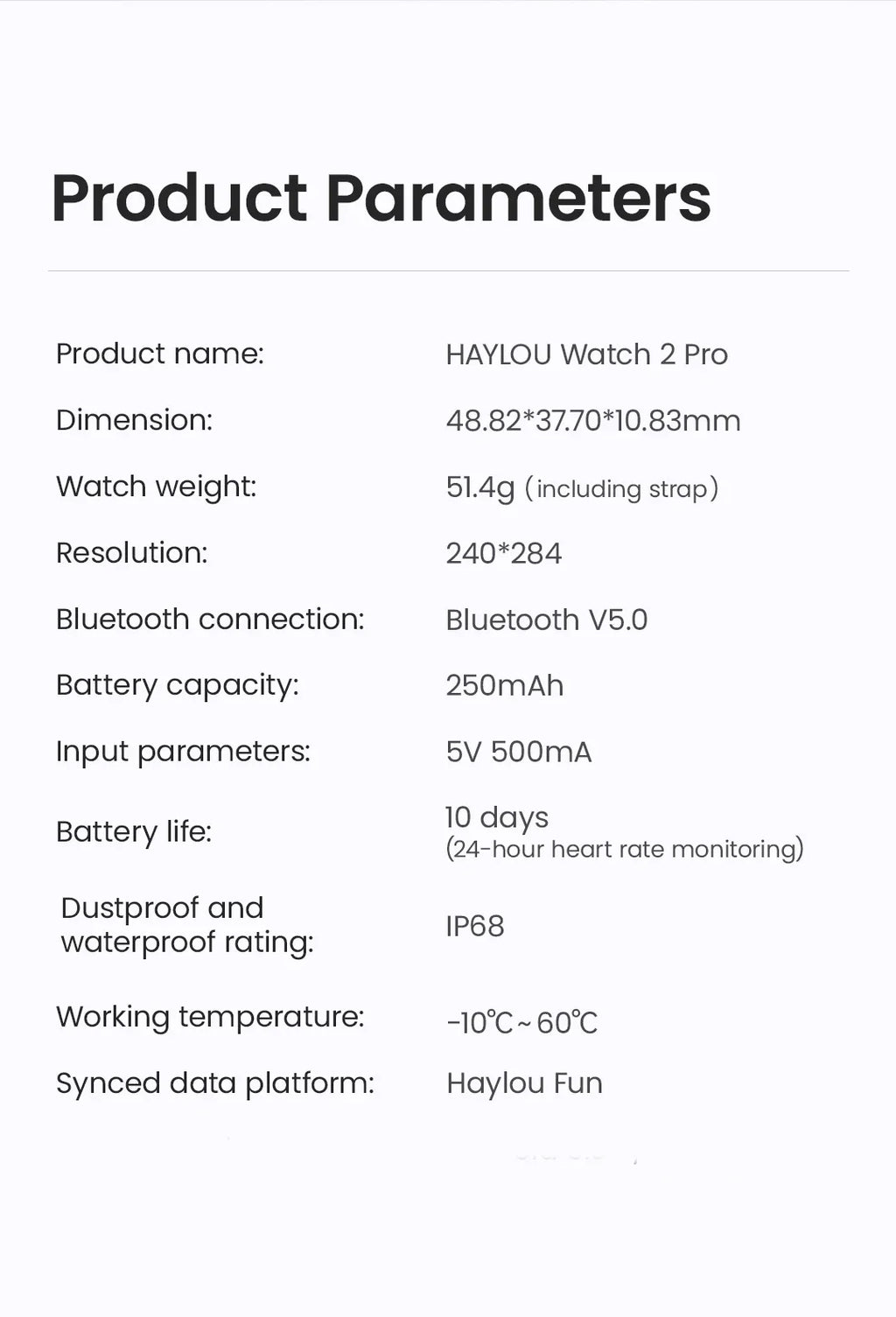 HAYLOU Watch 2 Pro Smartwatch – Fitness Watch with Large Display & Free Shipping
