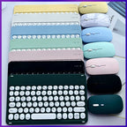 Ultra Thin Wireless Bluetooth Keyboard and Mouse Set – 10 Inch Portable Keyboard for iPad, Samsung, Xiaomi & Tablet
