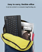 10 Inch Bluetooth Wireless Keyboard and Mouse Set – Rechargeable Portable Keyboard for Tablet, Phone, Android, iOS & Windows
