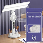 3-in-1 LED Desk Lamp with Fan and Phone Holder